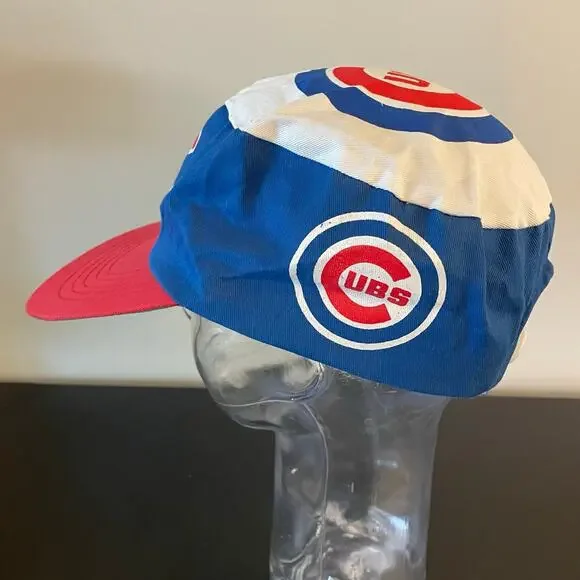 VTG 80s Chicago Cubs MLB Baseball Painters Hat Snap Back OSFA - Picture 3 of 7